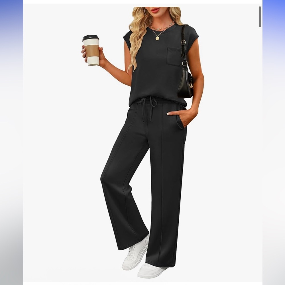 Amazon Black Casual Two-Piece Set